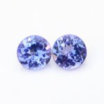 IGI Certified Natural & Unheated Blue Tanzanite Gemstone Pair-Tanzania