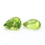 IGI Certified Natural & Unheated Green Peridot Gemstone Pair-Pakistan - Image 2