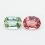 IGI Certified Natural & Unheated Reverse Tourmaline Gemstone Pair-Afghanistan