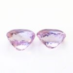 IGI Certified Natural & Unheated Purple Pink Kunzite Gemstone Pair - Afghanistan - Image 5