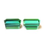 IGI Certified Natural & Unheated Green Tourmaline Gemstone Pair - Afghanistan - Image 4