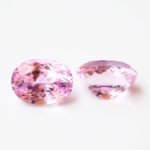 IGI Certified Natural & Unheated Purple Pink Kunzite Gemstone Pair - Afghanistan - Image 6