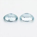 IGI Certified Natural & Unheated Blue Aquamarine Gemstone Pair - Pakistan - Image 5