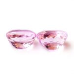 IGI Certified Natural & Unheated Purple Pink Kunzite Gemstone Pair - Afghanistan - Image 4