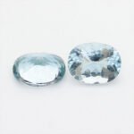 IGI Certified Natural & Unheated Blue Aquamarine Gemstone Pair - Pakistan - Image 4