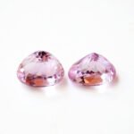 IGI Certified Natural & Unheated Purple Pink Kunzite Gemstone Pair - Afghanistan - Image 5