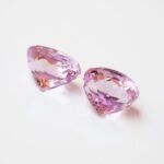 IGI Certified Natural & Unheated Purple Pink Kunzite Gemstone Pair - Afghanistan - Image 4
