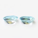 IGI Certified Natural & Unheated Blue Aquamarine Gemstone Pair - Pakistan - Image 5