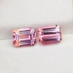 IGI Certified Natural & Unheated Bi Color Tourmaline Gemstone Pair-Afghanistan - Image 2