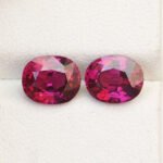 IGI Certified Natural & Unheated Purple Garnet Gemstone Pair-Africa - Image 6