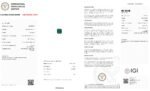 IGI Certified Natural & Unheated Green Emerald Gemstone-PAKISTAN - Image 3
