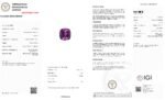 IGI Certified Purple Pink Kunzite Gemstone - Afghanistan - Image 3