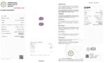IGI Certified Natural & Unheated Purple Pink Kunzite Gemstone Pair - Afghanistan - Image 2