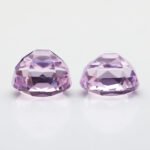 IGI Certified Natural  Purple Pink Kunzite Gemstone Pair - Afghanistan - Image 4