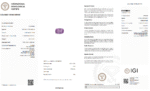 IGI Certified Natural & Unheated Purple Sapphire Gemstone-MADAGASCAR - Image 6