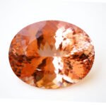 AIGS Certified Natural & Unheated Pinkish Orange Morganite Gemstone - Nigeria