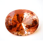 AIGS Certified Natural & Unheated Pinkish Orange Morganite Gemstone - Nigeria