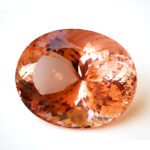 AIGS Certified Natural & Unheated Pinkish Orange Morganite Gemstone - Nigeria - Image 2