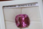 IGI Certified 93.68 Cts Natural Purple Kunzite Gemstone - Image 8