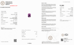 IGI Certified 24.50 Cts Natural Purple Kunzite Gemstone - Image 7