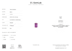 ICA Certified 32.96 Cts Natural Purple Kunzite Gemstone - Image 6