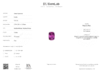 ICA Certified 81.62 Cts Natural Purple Kunzite Gemstone - Image 6