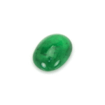 IGI Certified 1.00 Cts Natural Green Cabochon Emerald Gemstone