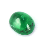 IGI Certified 0.99 Cts Natural Green Cabochon Emerald Gemstone