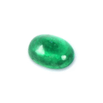 IGI Certified 0.89 Cts Natural Green Cabochon Emerald Gemstone