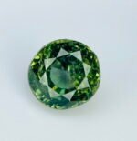 IGI Certified 1.25 Cts Natural Green Sapphire Gemstone - Image 4