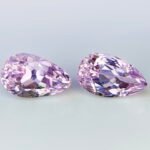 IGI Certified 5.20 Cts Natural Pink Kunzite Pair Gemstone