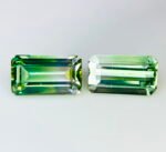 IGI Certified 5.37 Cts Natural Bi Color Tourmaline Pair Gemstone