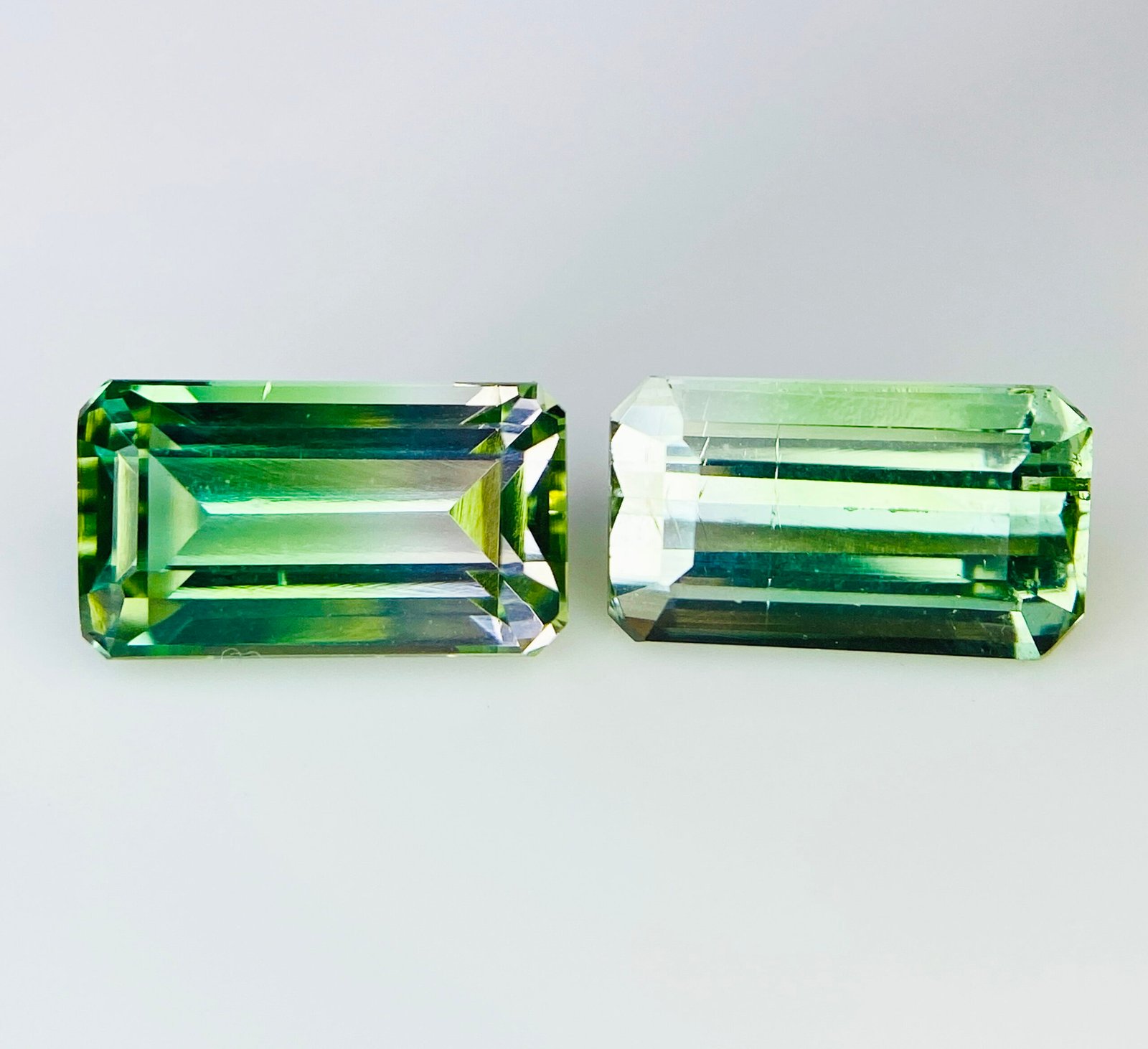 IMG_5127 IGI Certified 5.37 Cts Natural Bi Color Tourmaline Pair Gemstone - Image 1