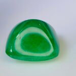 ICA Certified 21.36 Cts Natural Green Emerald Cabochon