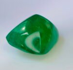 ICA Certified 21.36 Cts Natural Green Emerald Cabochon - Image 3