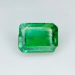 IGI Certified 0.85 Cts Natural Green Emerald Gemstone