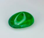 IGI Certified 1.39 Cts Natural Green Emerald Cabochon - Image 2