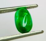 IGI Certified 1.39 Cts Natural Green Emerald Cabochon - Image 7