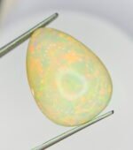 AIGS Certified 19.50 Cts Natural Yellow Opal Cabochon - Image 2