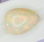 AIGS Certified 19.50 Cts Natural Yellow Opal Cabochon - Image 3