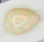 AIGS Certified 19.50 Cts Natural Yellow Opal Cabochon - Image 4