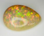 AIGS Certified 33.09 Cts Natural yellow Opal Cabochon - Image 5