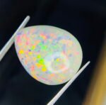 AIGS Certified 33.09 Cts Natural yellow Opal Cabochon - Image 7