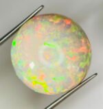 IGI Certified 34.03 Cts Natural Yellow Opal Cabochon - Image 6