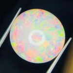 IGI Certified 34.03 Cts Natural Yellow Opal Cabochon - Image 8