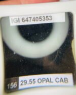 IGI Certified 29.55 Cts Natural Grey Opal Cabochon - Image 9