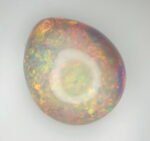 AIGS Certified 36.89 Cts Natural Yellow Opal Cabochon - Image 5