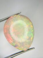 AIGS Certified 36.89 Cts Natural Yellow Opal Cabochon - Image 8