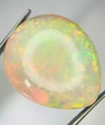 AIGS Certified 36.89 Cts Natural Yellow Opal Cabochon - Image 9