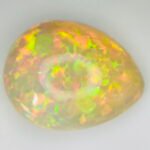 IGI Certified 20.64 Cts Natural Yellow Opal Cabochon